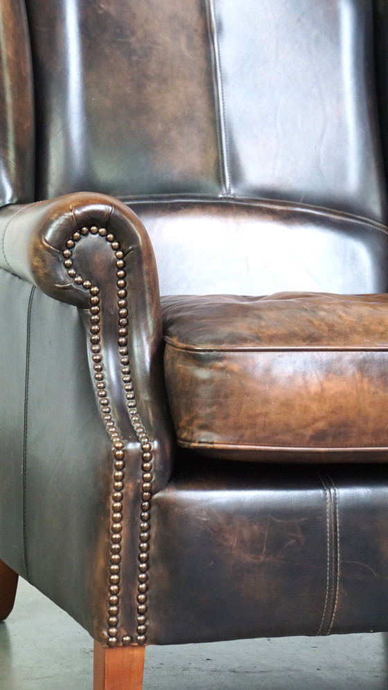 Image 1 of Beef leather ear chair