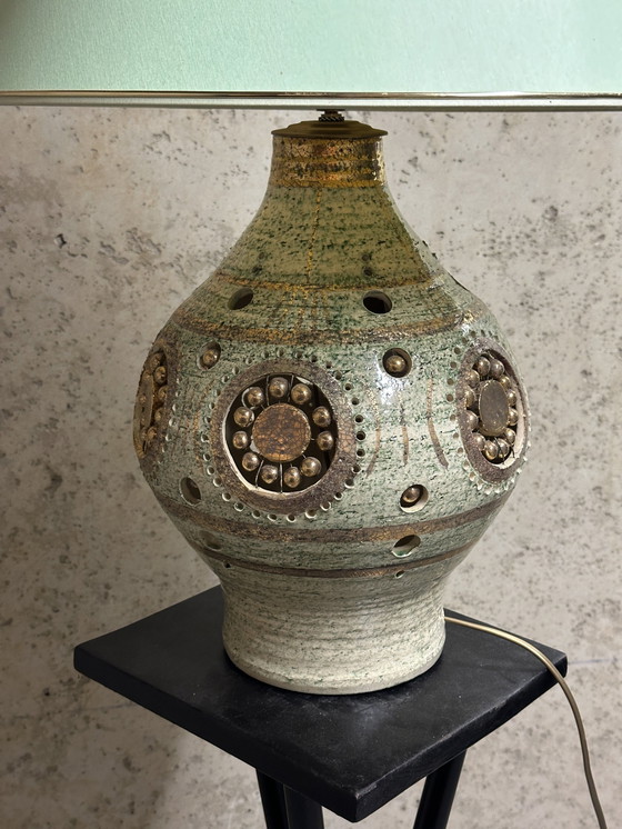 Image 1 of Ceramic Lamp By Georges Pelletier Signed