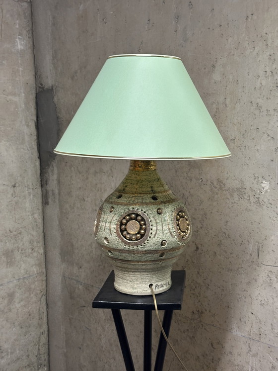 Image 1 of Ceramic Lamp By Georges Pelletier Signed