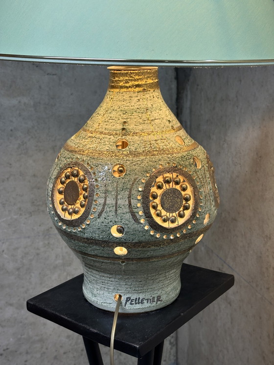 Image 1 of Ceramic Lamp By Georges Pelletier Signed