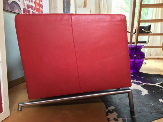 Image 1 of Montis Kubik Sofa Red Leather