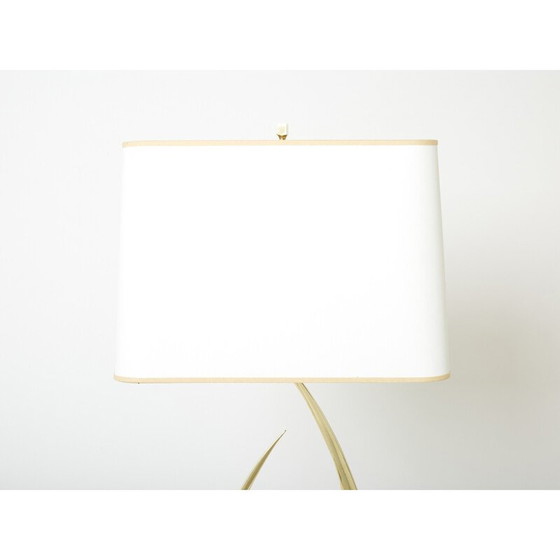 Image 1 of Pair of vintage brass and rock crystal lamps by Willy Daro, 1970