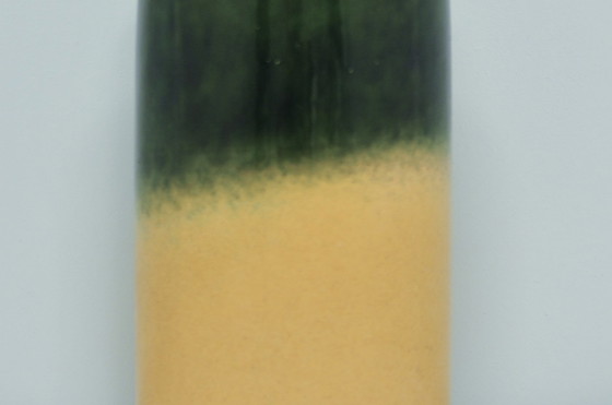 Image 1 of vase beige & vert Allemagne de l'Ouest Scheurich