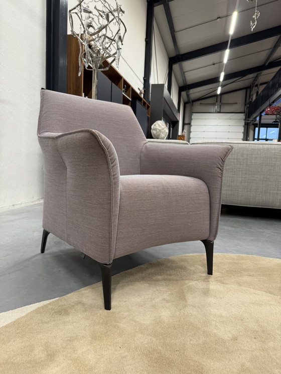 Image 1 of Sillón Leolux Mayuro de tela Steelcut Trio