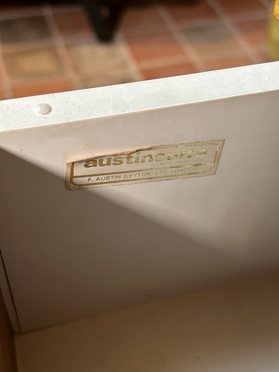 Image 1 of Commode en teck vintage rétro Mid Century 1960