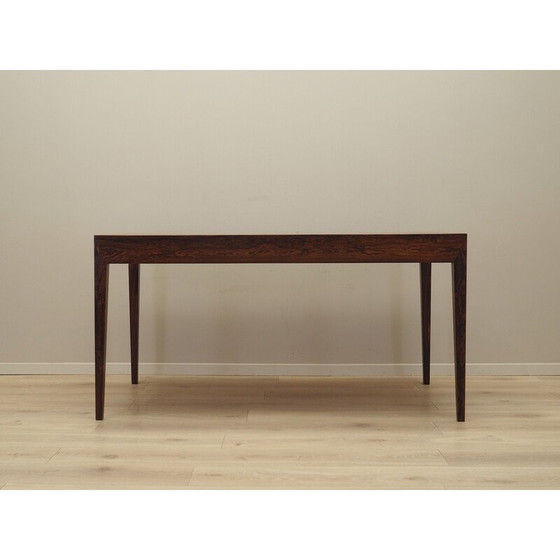 Image 1 of Vintage rosewood desk by Severin Hansen for Haslev Møbelsnedkeri, 1960s