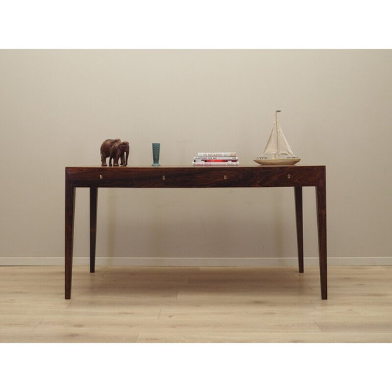 Image 1 of Vintage rosewood desk by Severin Hansen for Haslev Møbelsnedkeri, 1960s