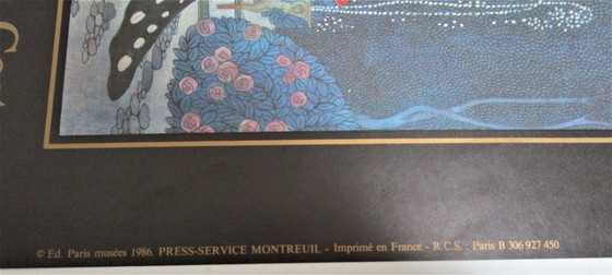 Image 1 of Poster Paul Poiret Nicole Groult Exhibition Paris 1986 Georges Barbier