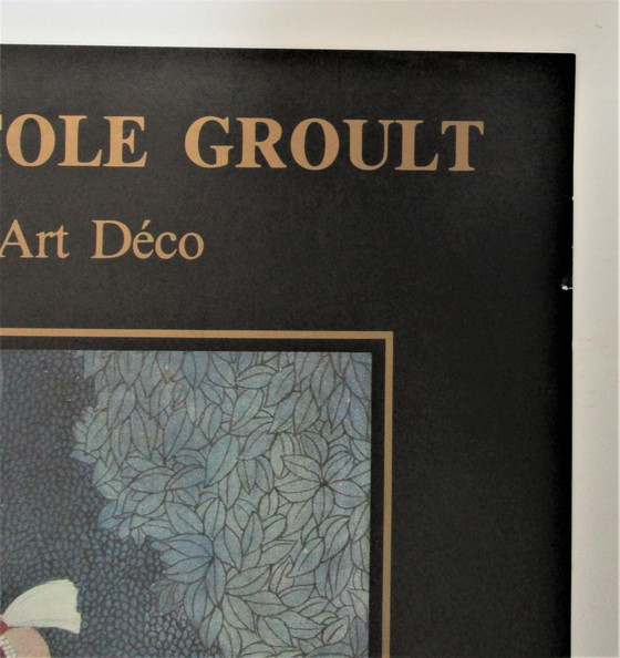 Image 1 of Poster Paul Poiret Nicole Groult Exhibition Paris 1986 Georges Barbier