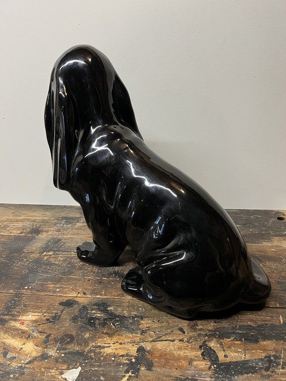 Image 1 of Basset Hound in ceramica d'epoca 