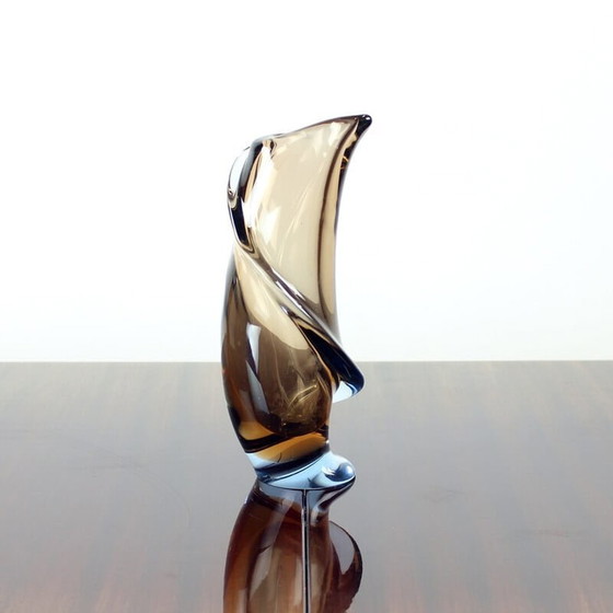 Image 1 of Vintage Art glass vase by Emanuel Beranek, Czechoslovakia 1960s