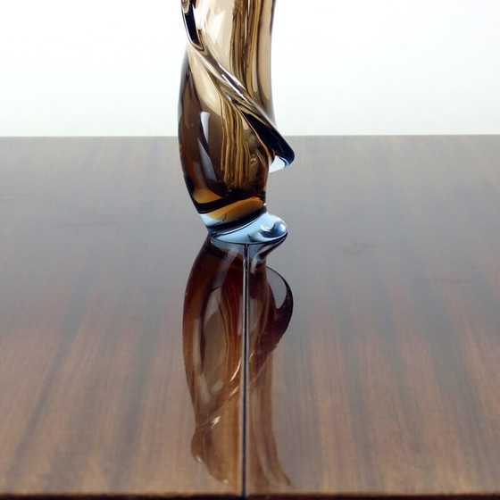 Image 1 of Vintage Art glass vase by Emanuel Beranek, Czechoslovakia 1960s