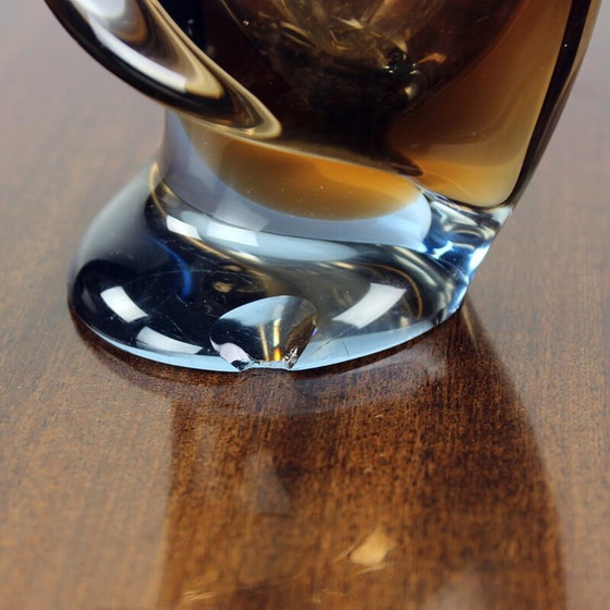Image 1 of Vintage Art glass vase by Emanuel Beranek, Czechoslovakia 1960s