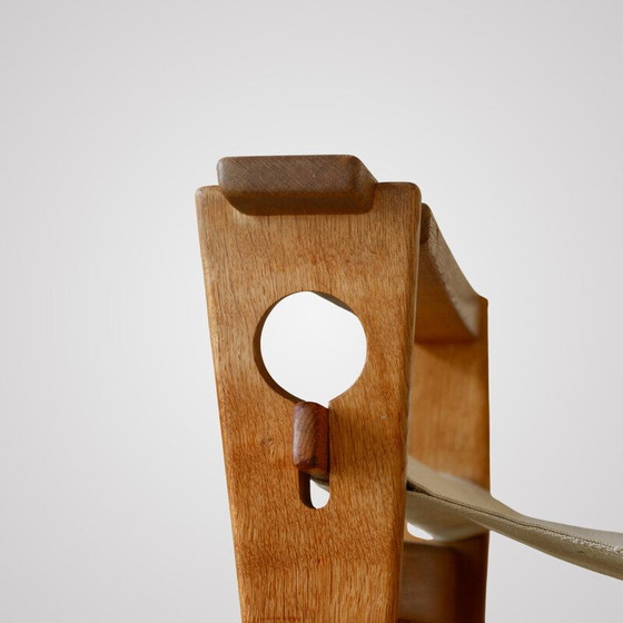 Image 1 of Vintage “Keyhole” rocking chair in oak wood by Hans J Wegner for Getama, Denmark 1960