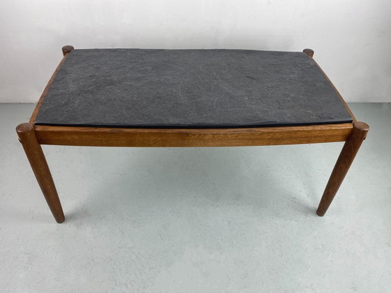 Image 1 of Vintage slate table