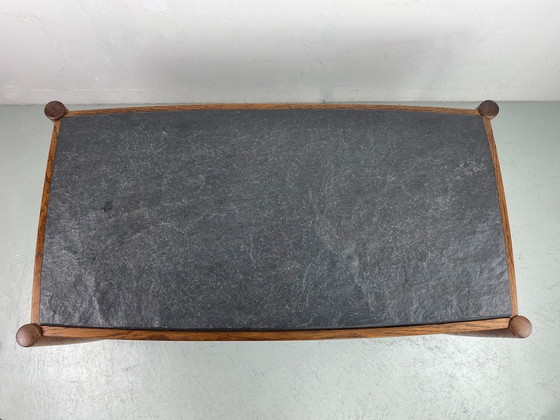 Image 1 of Vintage slate table