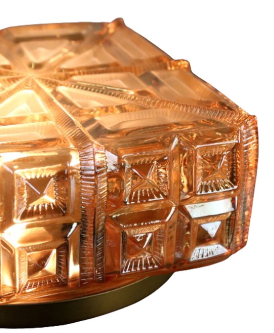 Image 1 of NOS ceiling lamp vintage glass