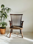 Vintage Minimalist Wabisabi Bar Chair
