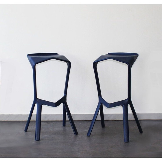 Image 1 of Pair of vintage Miura stools by Konstantin Gcric for Plank, Italy