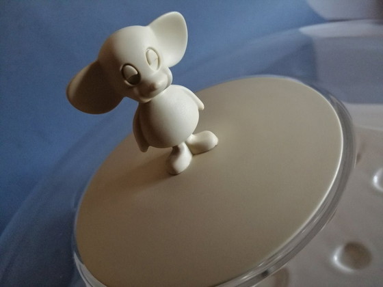 Image 1 of Michael Graves Postmodern Cheese Tray With Mouse Alessi 1986