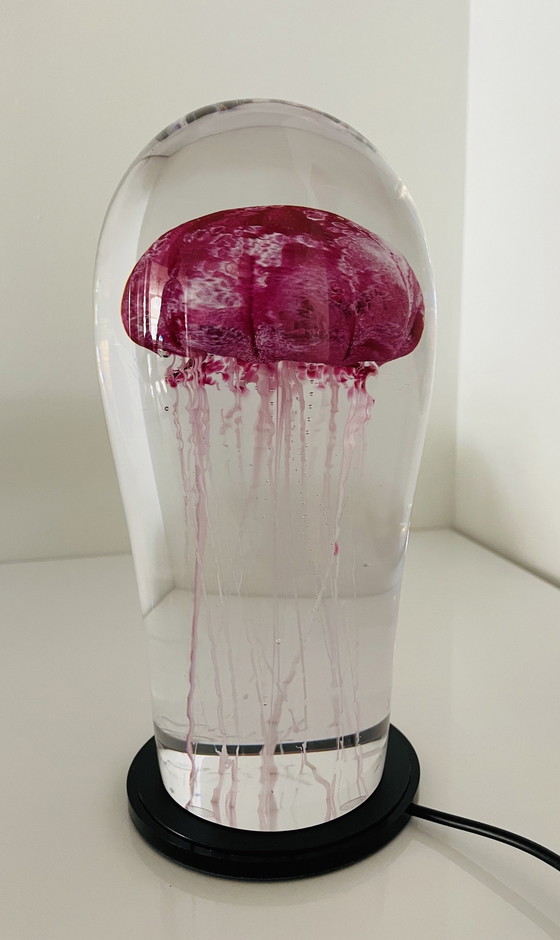 Image 1 of Peter Kuchta " Jellyfish " Unique Glass Object