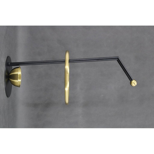 Vintage brass umbrella stand, Czechoslovakia 1980