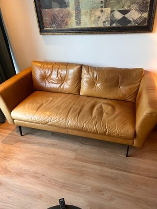 1X Leather 2-3 Seat Sofa From Lederland