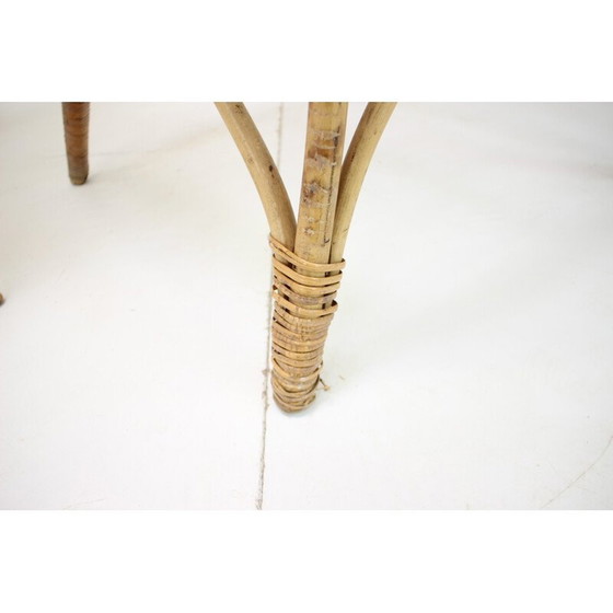 Image 1 of Coppia di poltrone vintage in rattan, Cecoslovacchia 1960