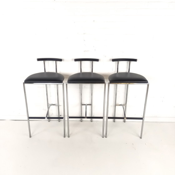 Image 1 of 3x tabouret de bar vintage Tokyo