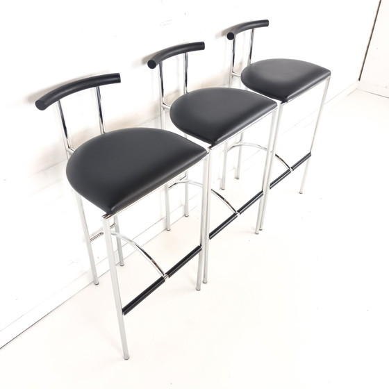 Image 1 of 3x tabouret de bar vintage Tokyo