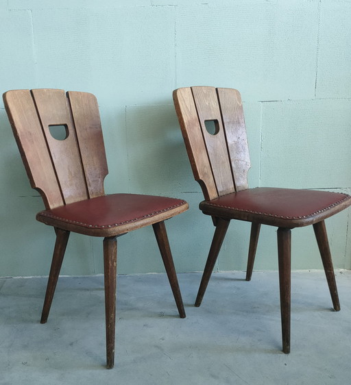 1950s Brutalist Style Pub Chairs