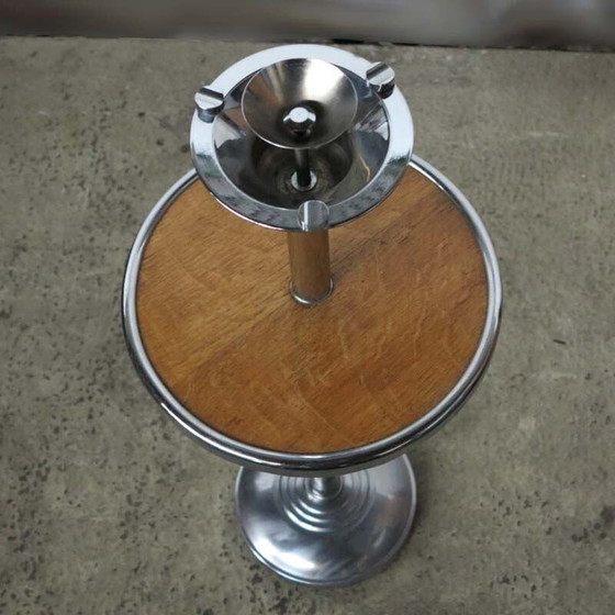 Image 1 of Vintage Art Deco ashtray on stand, 1930