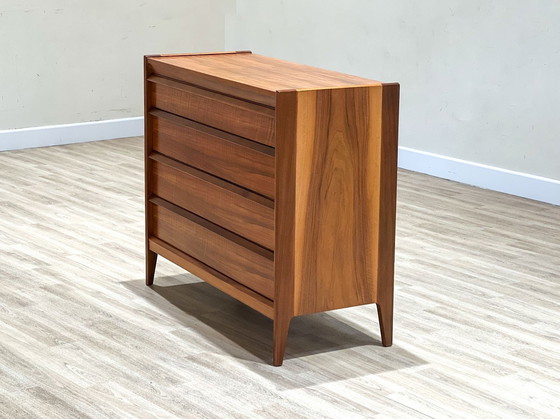 Image 1 of Chest Of Drawers In Walnut By A Younger