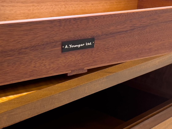 Image 1 of Chest Of Drawers In Walnut By A Younger