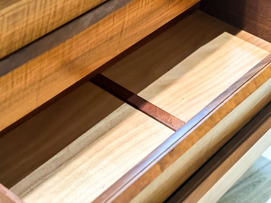 Image 1 of Chest Of Drawers In Walnut By A Younger