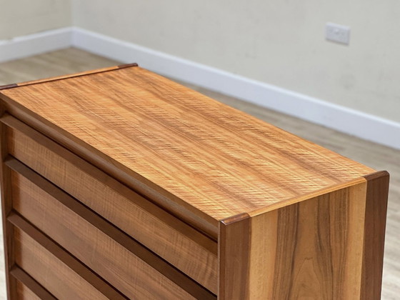 Image 1 of Chest Of Drawers In Walnut By A Younger