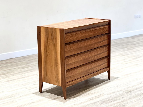 Image 1 of Chest Of Drawers In Walnut By A Younger