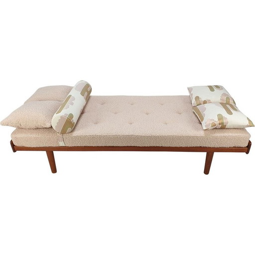 Mid-century teak daybed, Netherlands 1960s