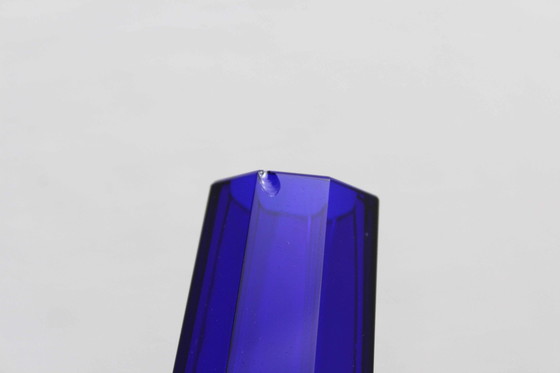 Image 1 of Glass Vase Veb Kunstglas Wasungen, Germany 1970