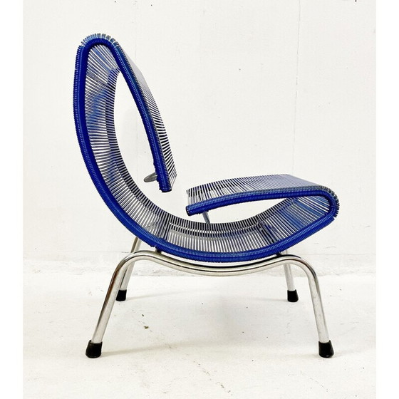 Image 1 of Pair of vintage chairs in plastic rope model "Hydra" by Roberto Semprini for Sintesi, 1994