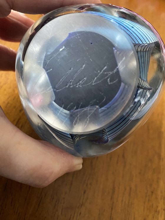 Image 1 of Paperweight from 1988, signed Eickholt