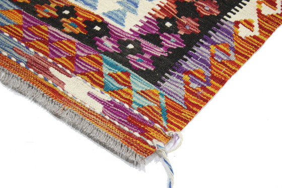 Image 1 of Kilim afgano originale in stile antico 250 x 163 cm, condizioni eccellenti