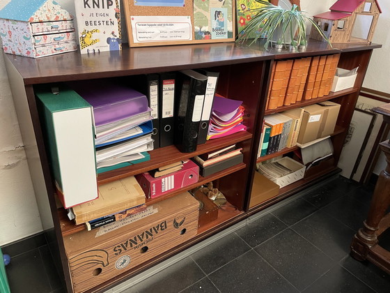 Image 1 of Set Bureau, Bureaustoelen En Kasten Ico Paris For Mim Roma