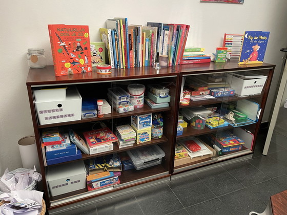 Image 1 of Set Bureau, Bureaustoelen En Kasten Ico Paris For Mim Roma