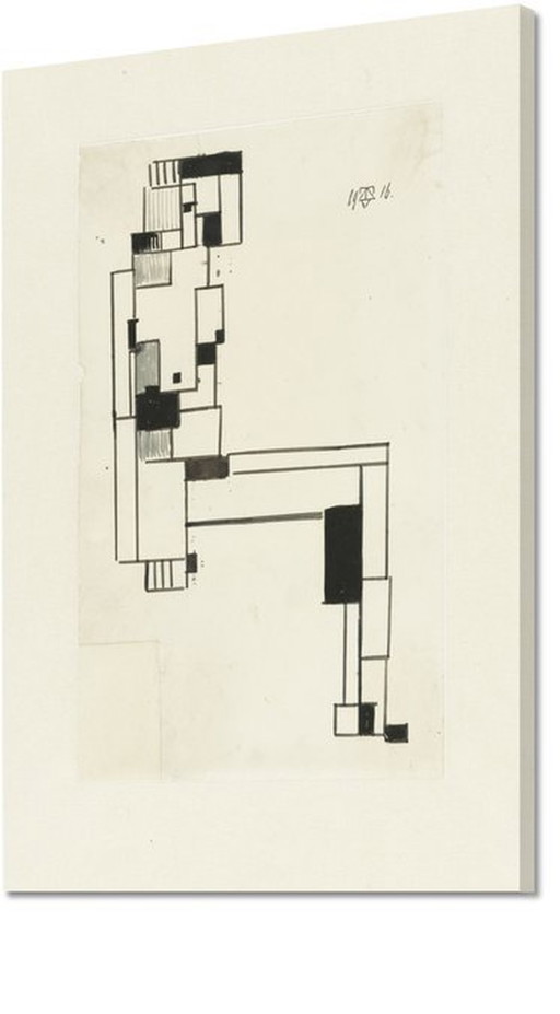 Theo Van Doesburg --Female Nude