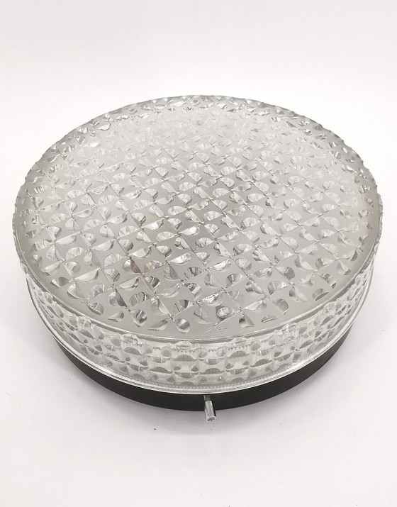 Image 1 of Lampada da soffitto in vetro vintage Megal