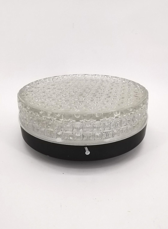 Image 1 of Lampada da soffitto in vetro vintage Megal