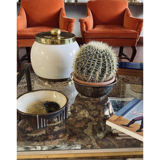 Image 1 of Vintage bucket in white ceramic, Italy 1970
