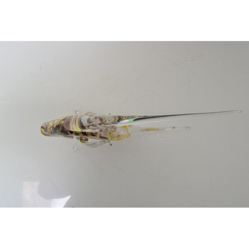 Vintage glass scalar by Novy Bor, Czechoslovakia 1970s