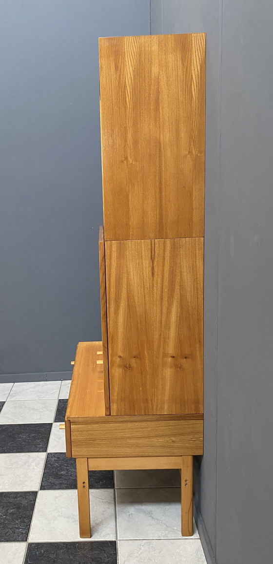 Image 1 of Small Highboard With Showcase By Jitona  1970S